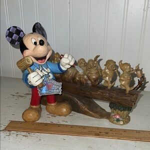 Disney Jim Shore Celebrating 10 Years Disney Traditions Mickey Mouse 7 dwarfs